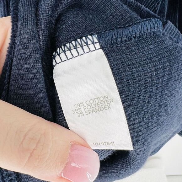 J Jill Ribbed Velvet Navy Blue Sweater Size Medium NWT - Picture 5 of 5